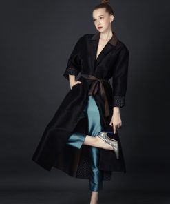 Resort Patch Work Silk Robe
